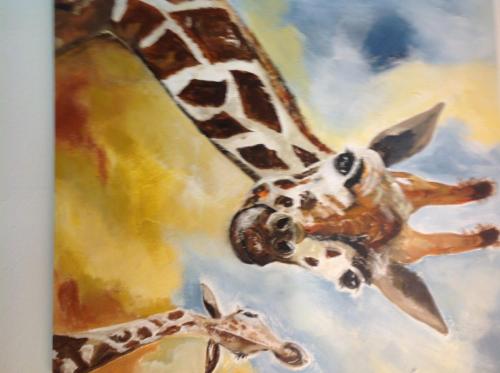 Giraffe mit Kind - Eva Seipp (1) (1) (1)