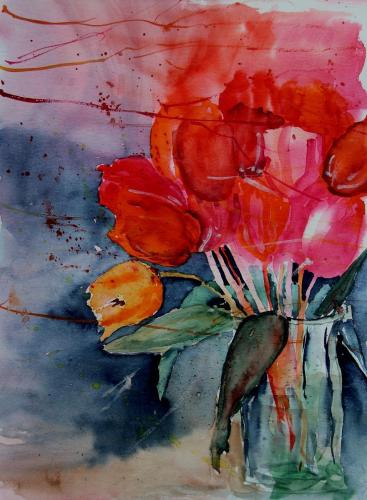 Tulpen in Vase - Beate Reuthlinger (1) (1) (1)